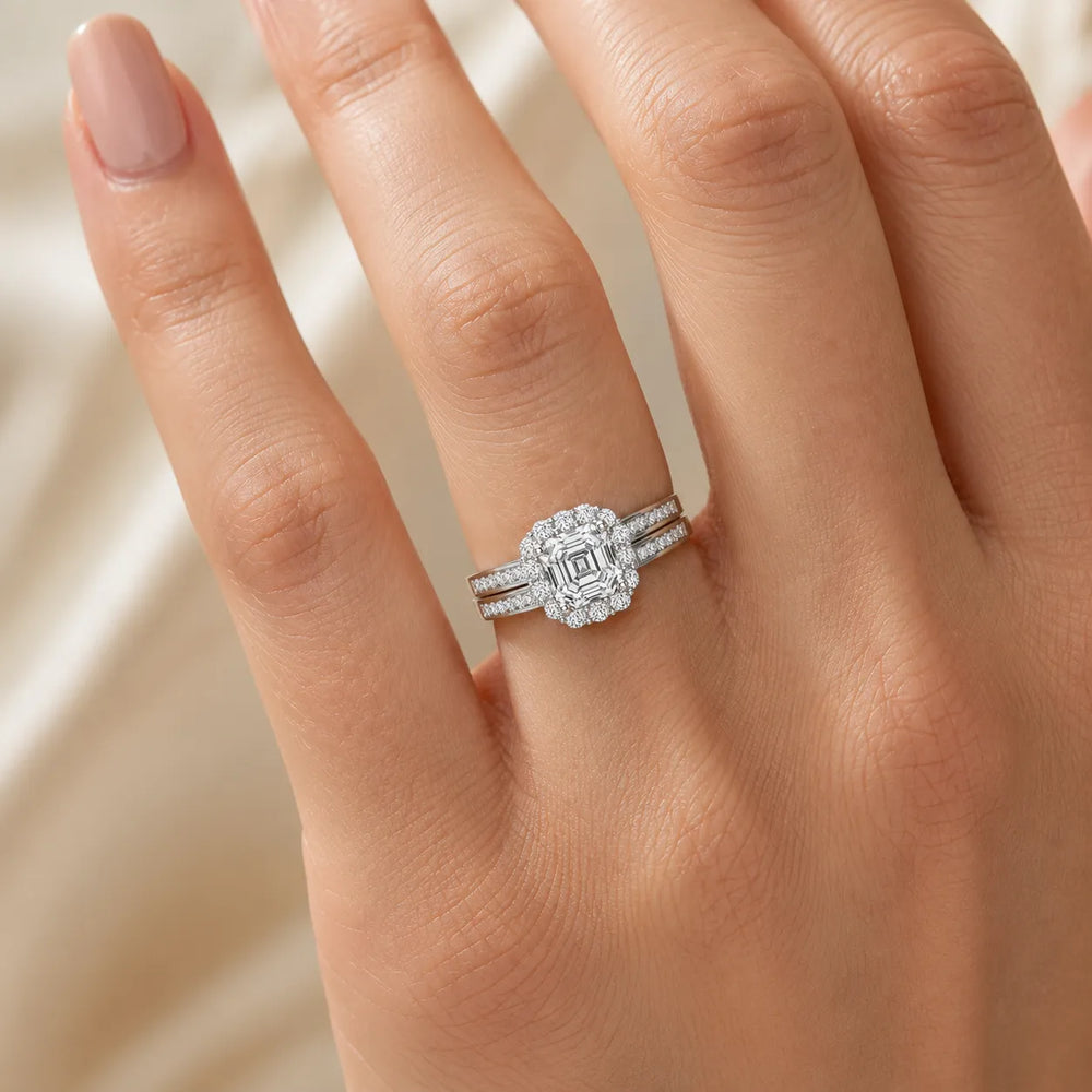 Divine Harmony Ring with Side Ring