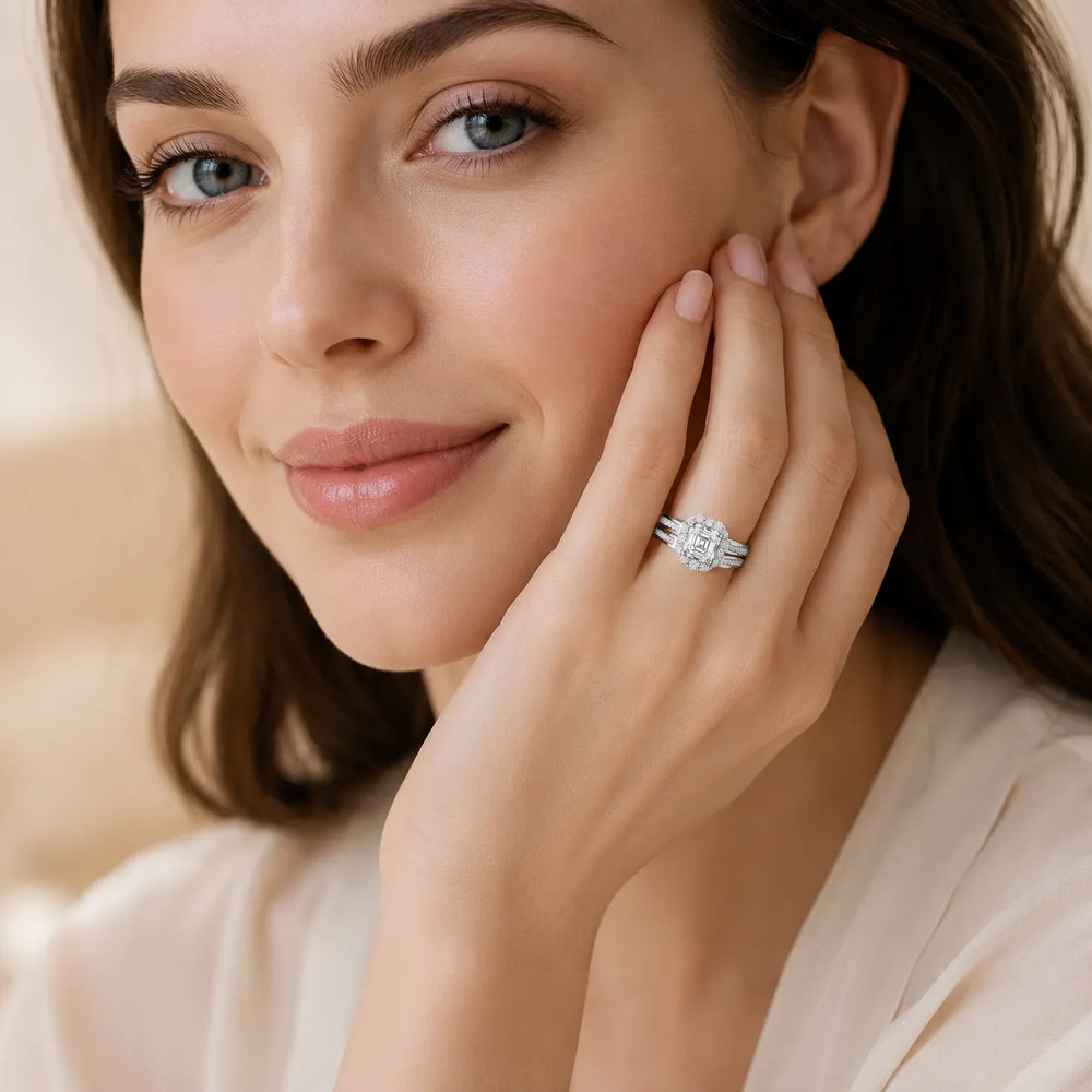 Divine Harmony Ring with Side Ring