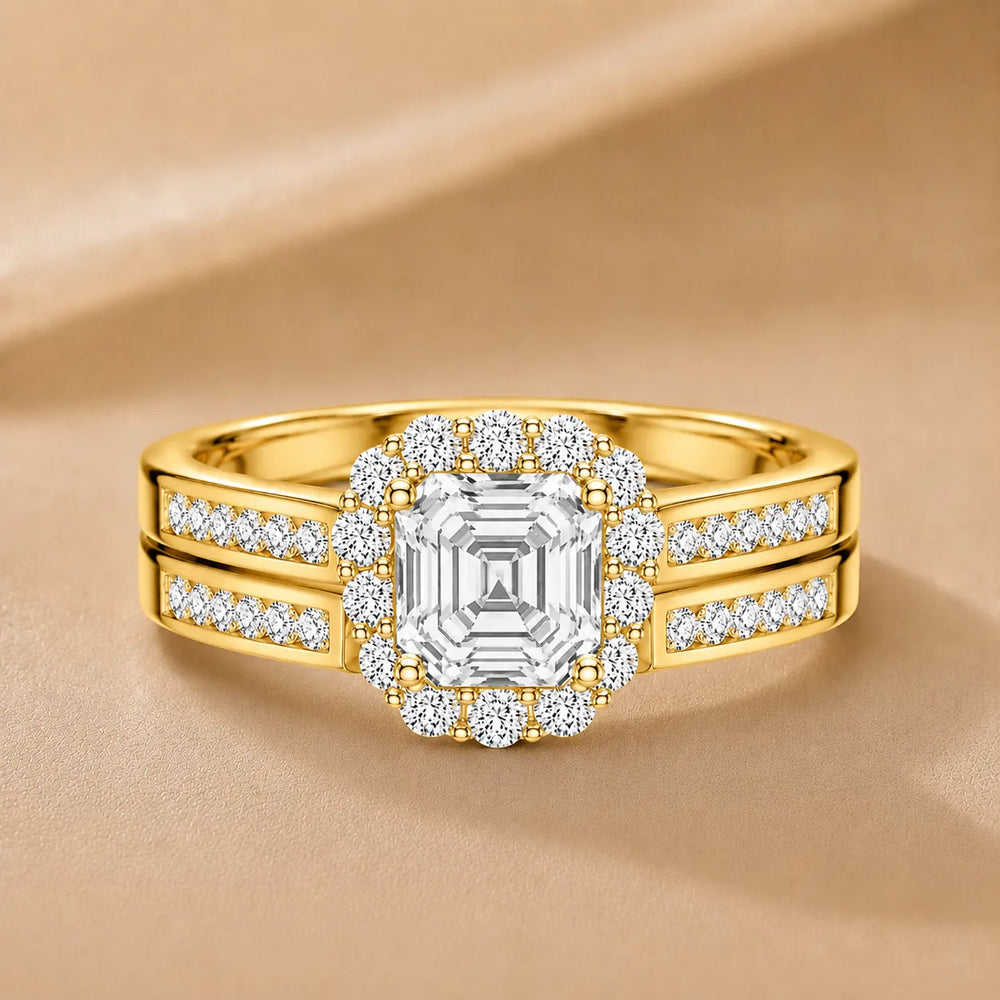 Divine Harmony Ring with Side Ring