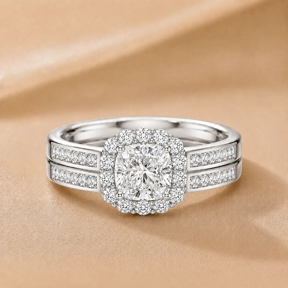 Divine Harmony Ring with Side Ring