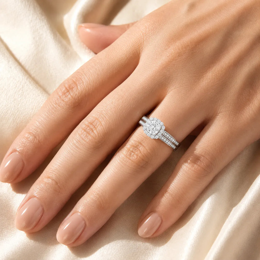 Divine Harmony Ring with Side Ring