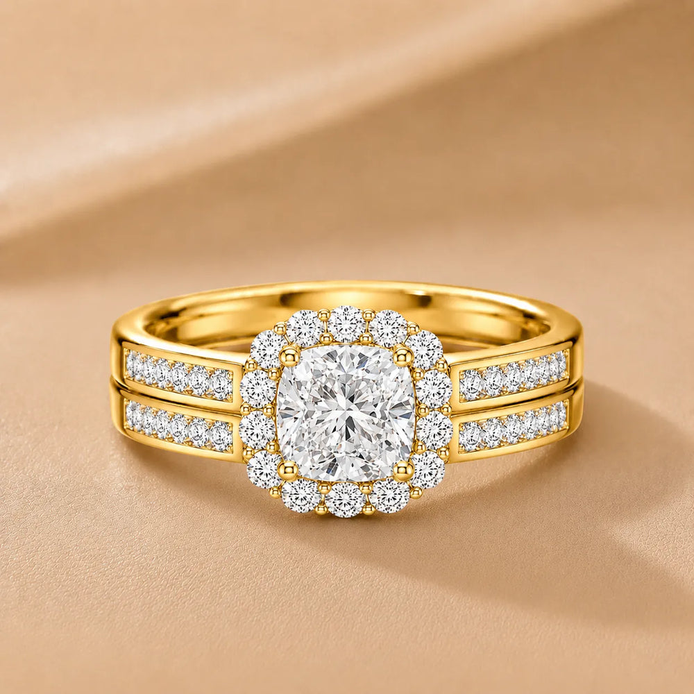 Divine Harmony Ring with Side Ring