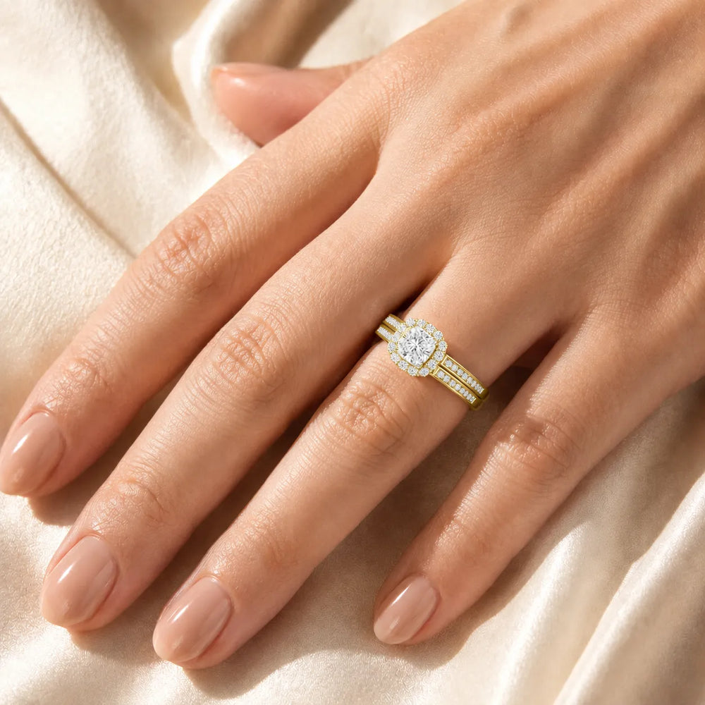 Divine Harmony Ring with Side Ring