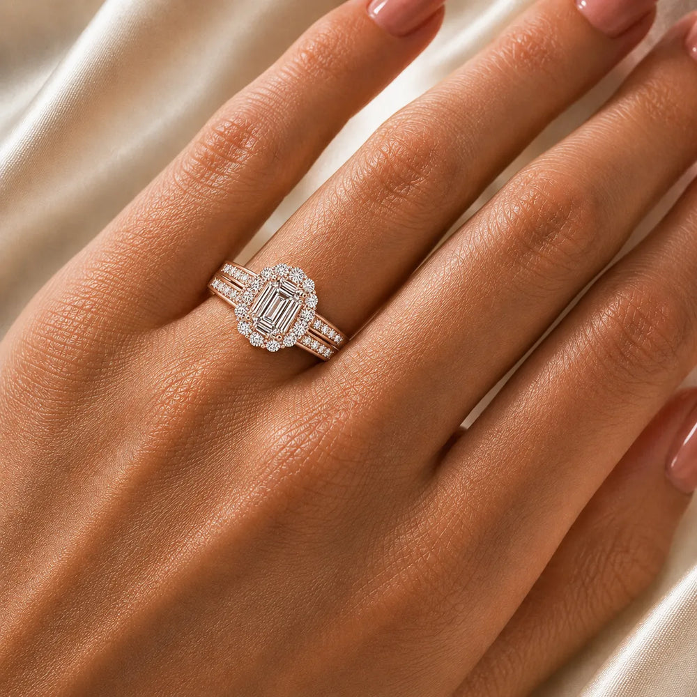 Divine Harmony Ring with Side Ring