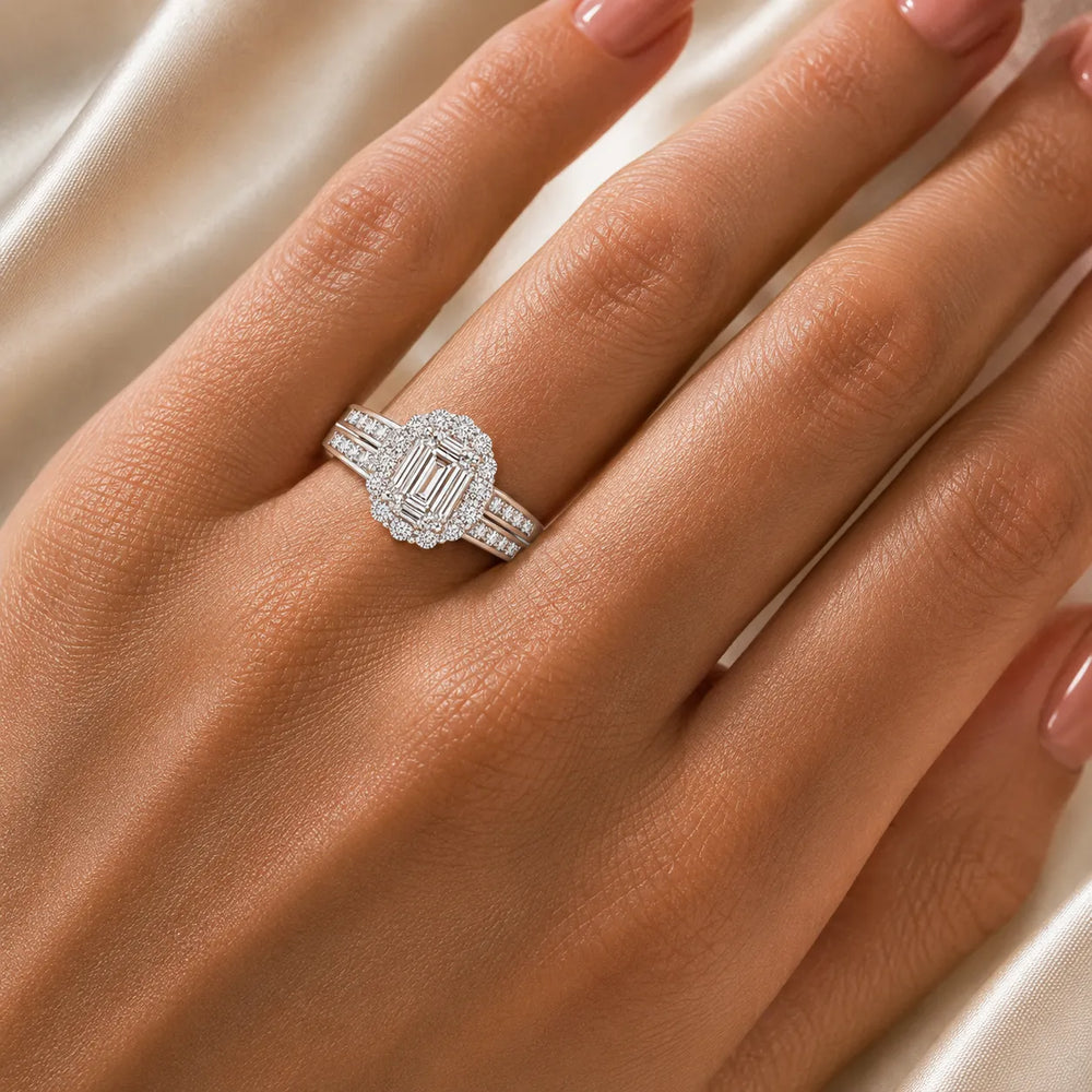 Divine Harmony Ring with Side Ring