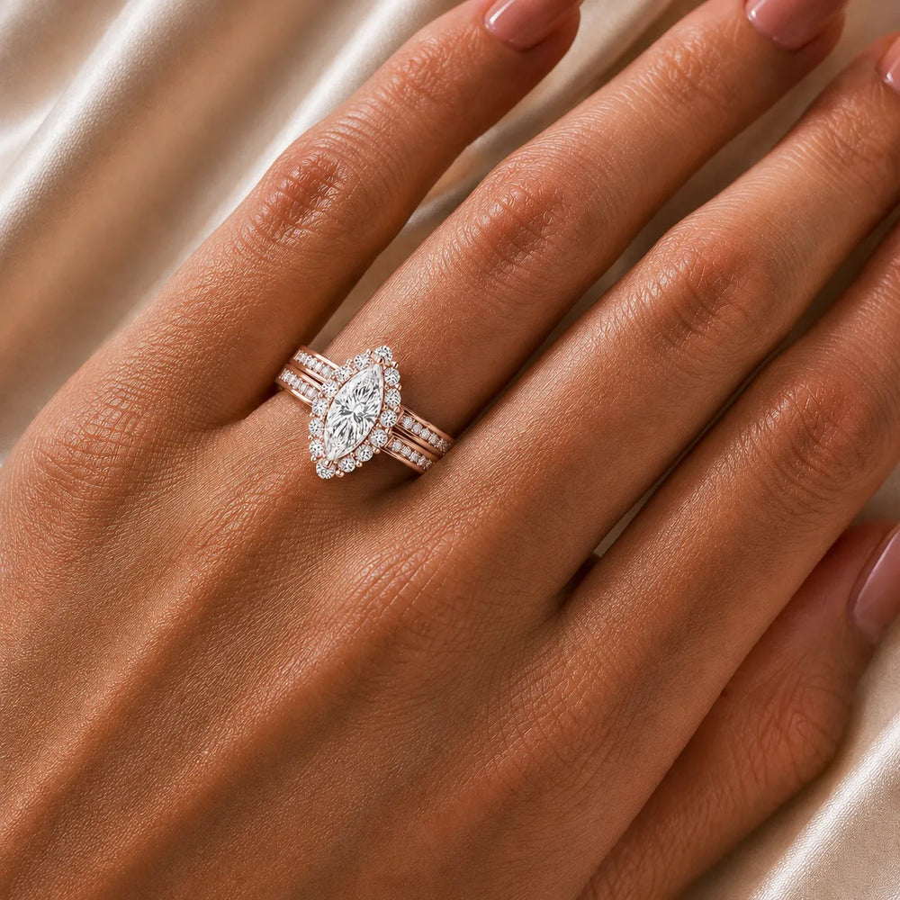 Divine Harmony Ring with Side Ring