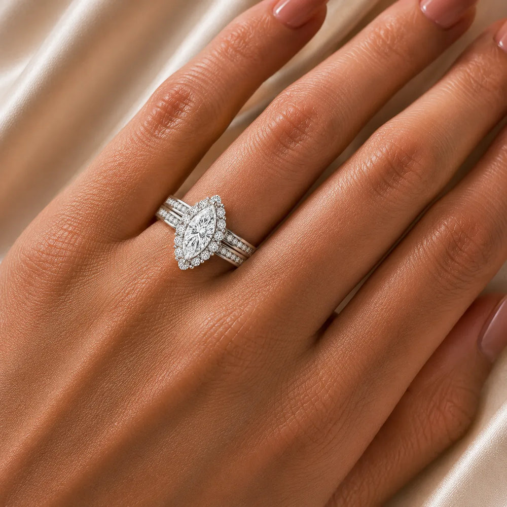 Divine Harmony Ring with Side Ring