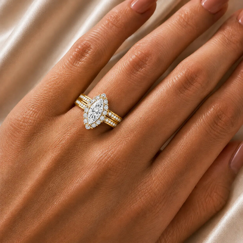 Divine Harmony Ring with Side Ring