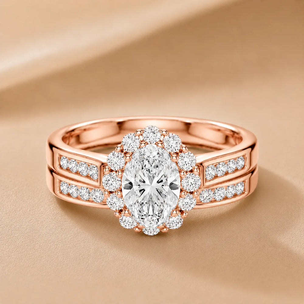 Divine Harmony Ring with Side Ring