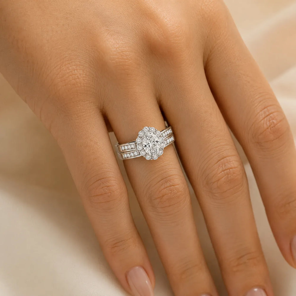 Divine Harmony Ring with Side Ring