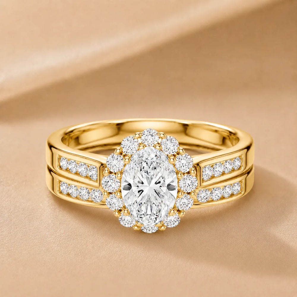 Divine Harmony Ring with Side Ring