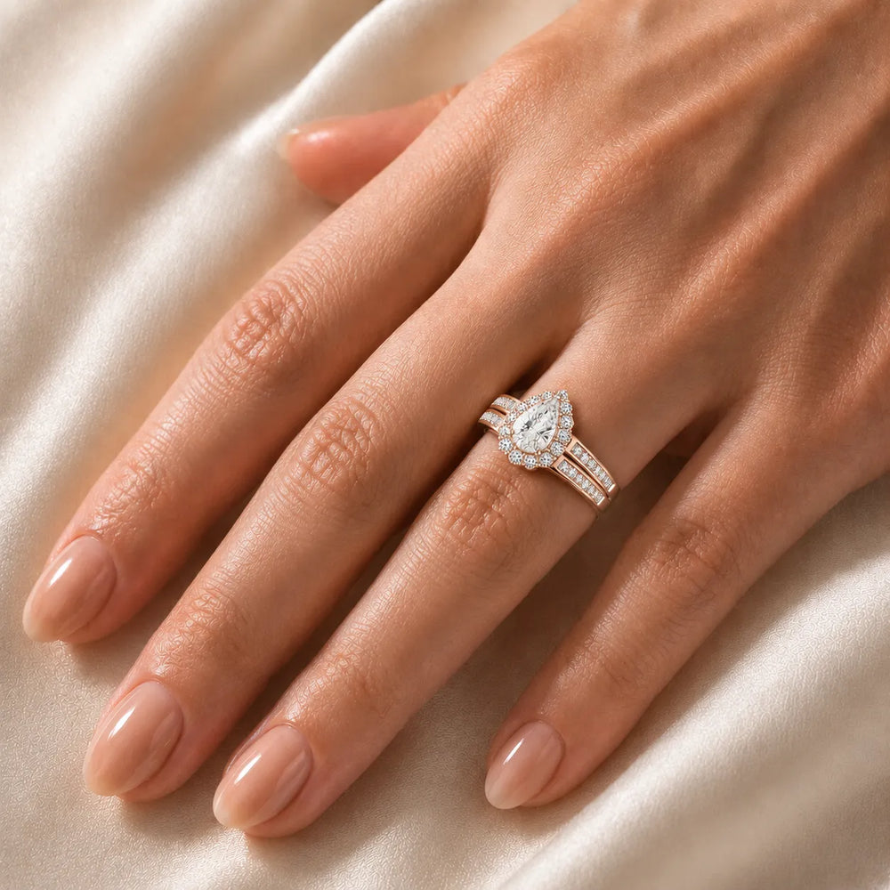 Divine Harmony Ring with Side Ring