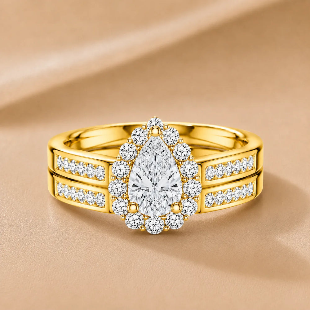 Divine Harmony Ring with Side Ring