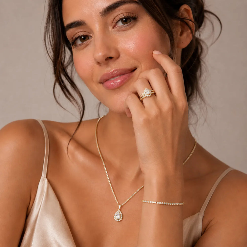 Divine Harmony Ring with Side Ring
