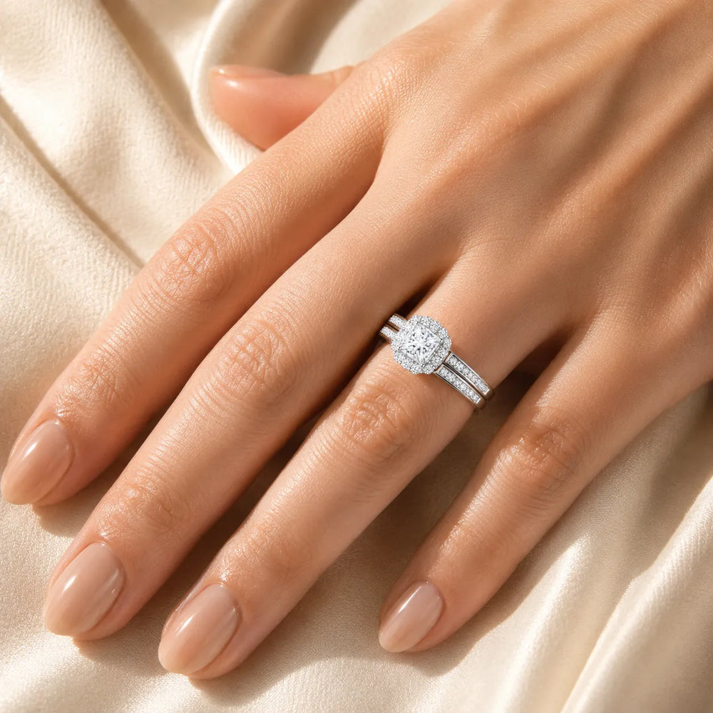 Divine Harmony Ring with Side Ring
