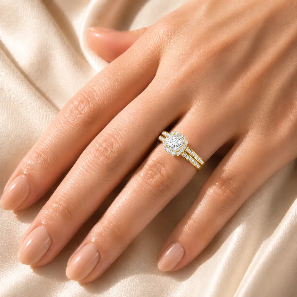 Divine Harmony Ring with Side Ring