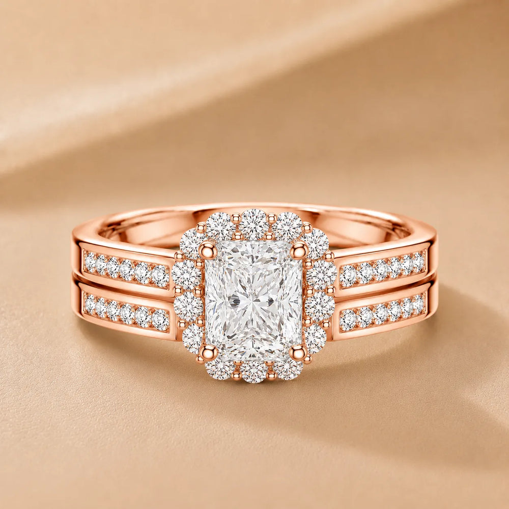 Divine Harmony Ring with Side Ring