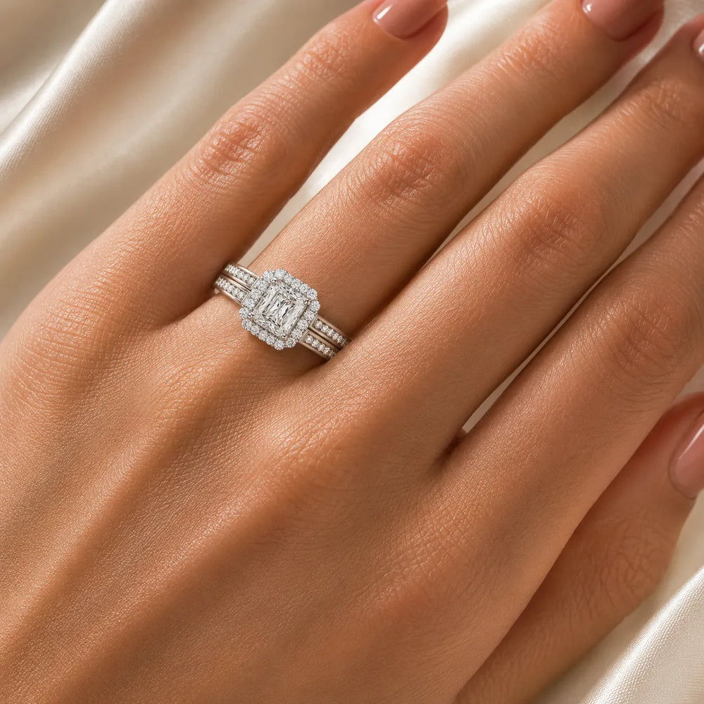 Divine Harmony Ring with Side Ring