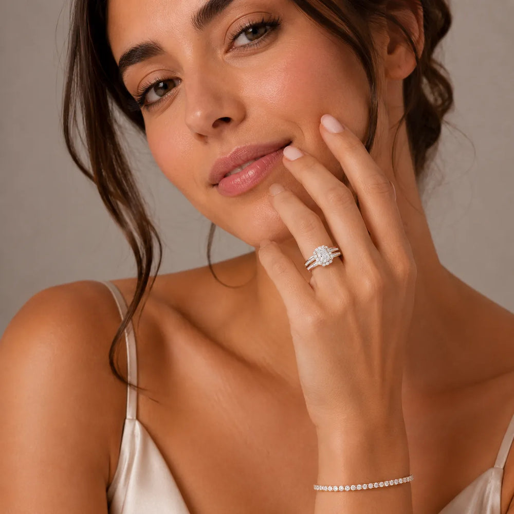 Divine Harmony Ring with Side Ring