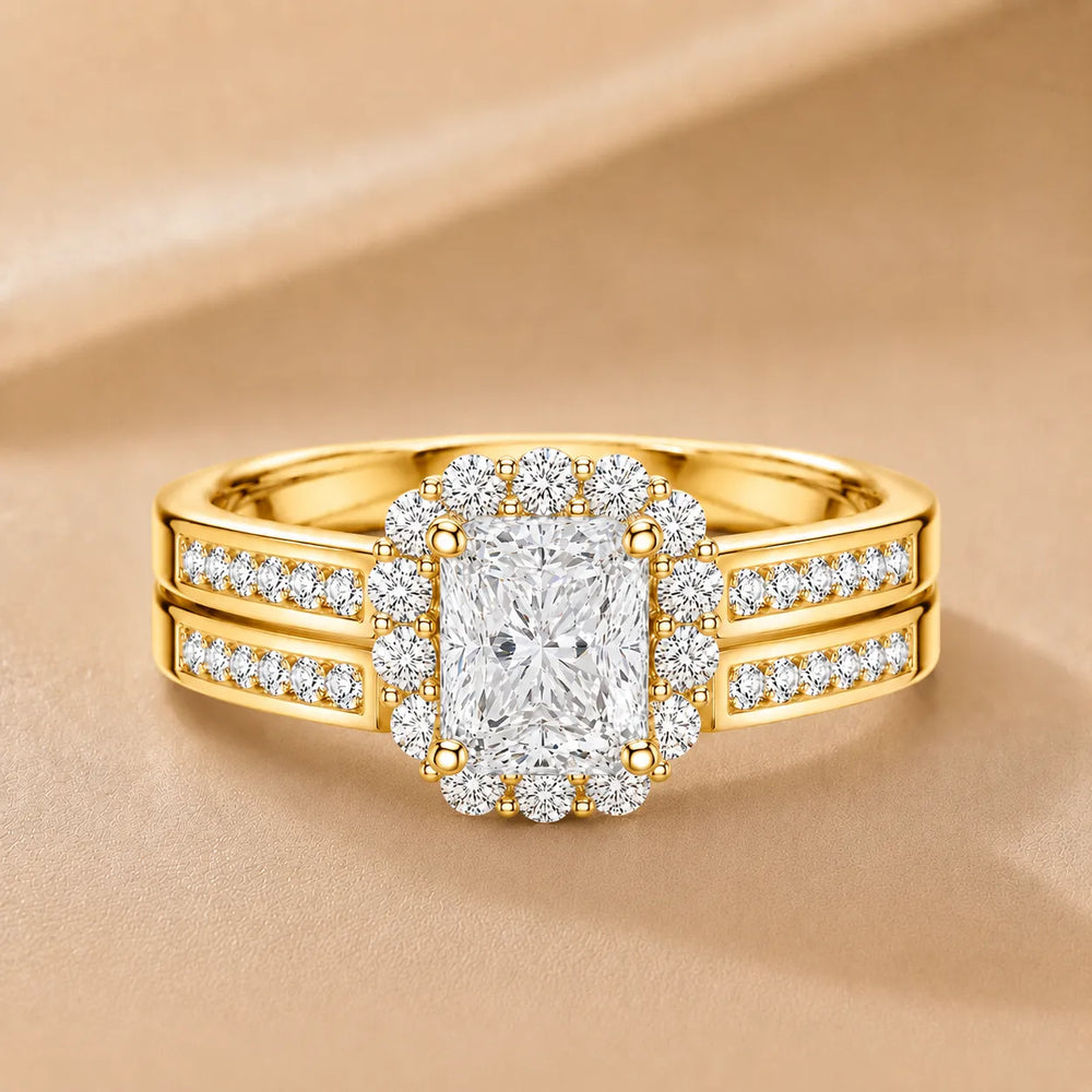 Divine Harmony Ring with Side Ring