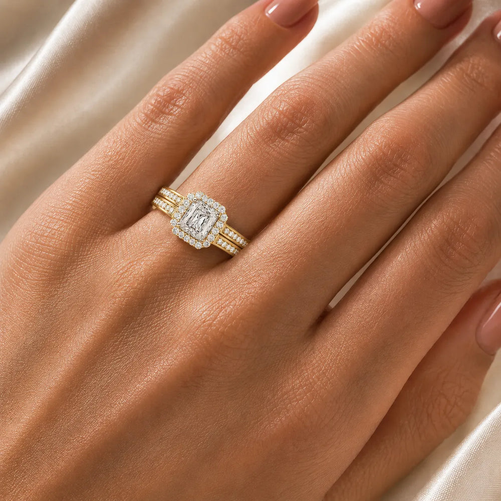 Divine Harmony Ring with Side Ring