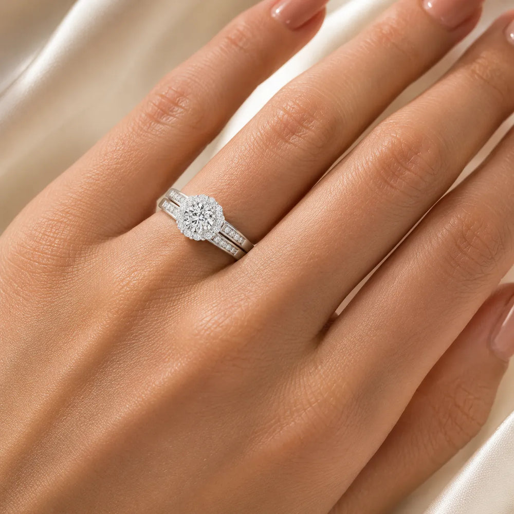 Divine Harmony Ring with Side Ring