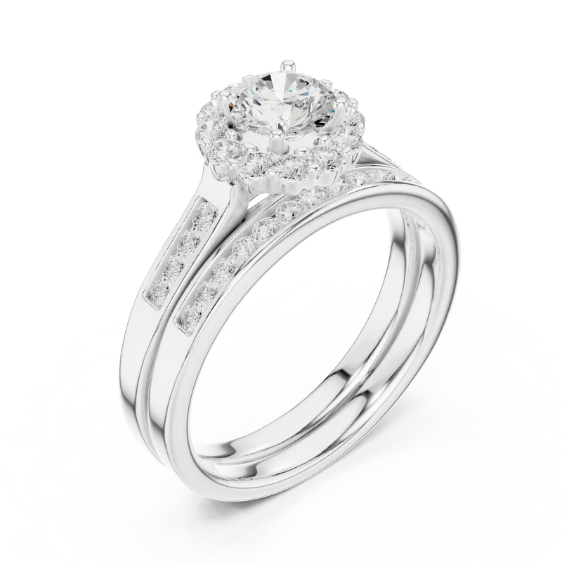Divine Harmony Ring with Side Ring