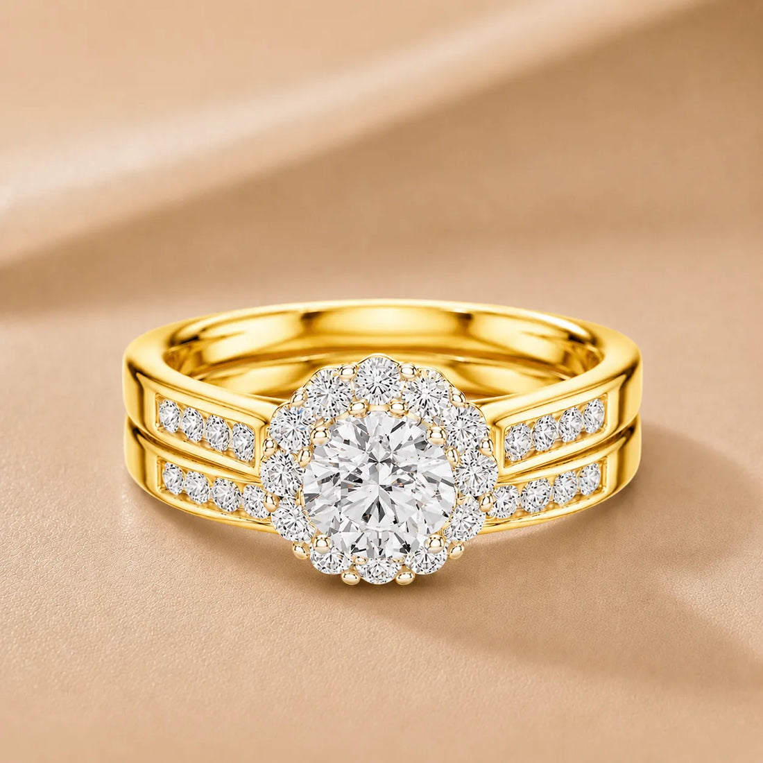 Divine Harmony Ring with Side Ring