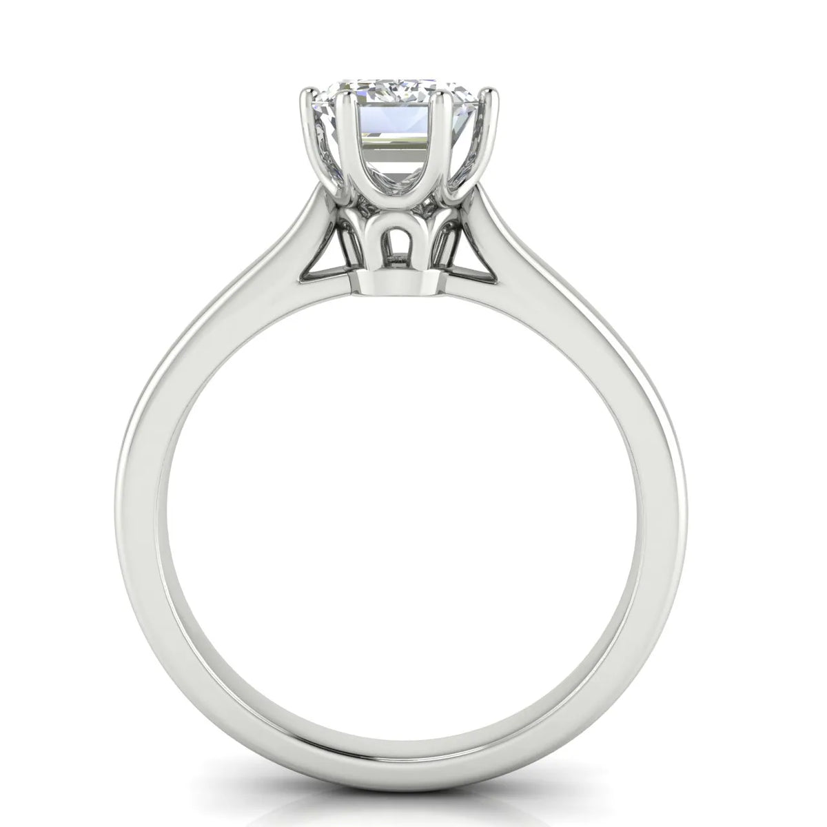 Romantic Solitaire Ring with Timeless Design