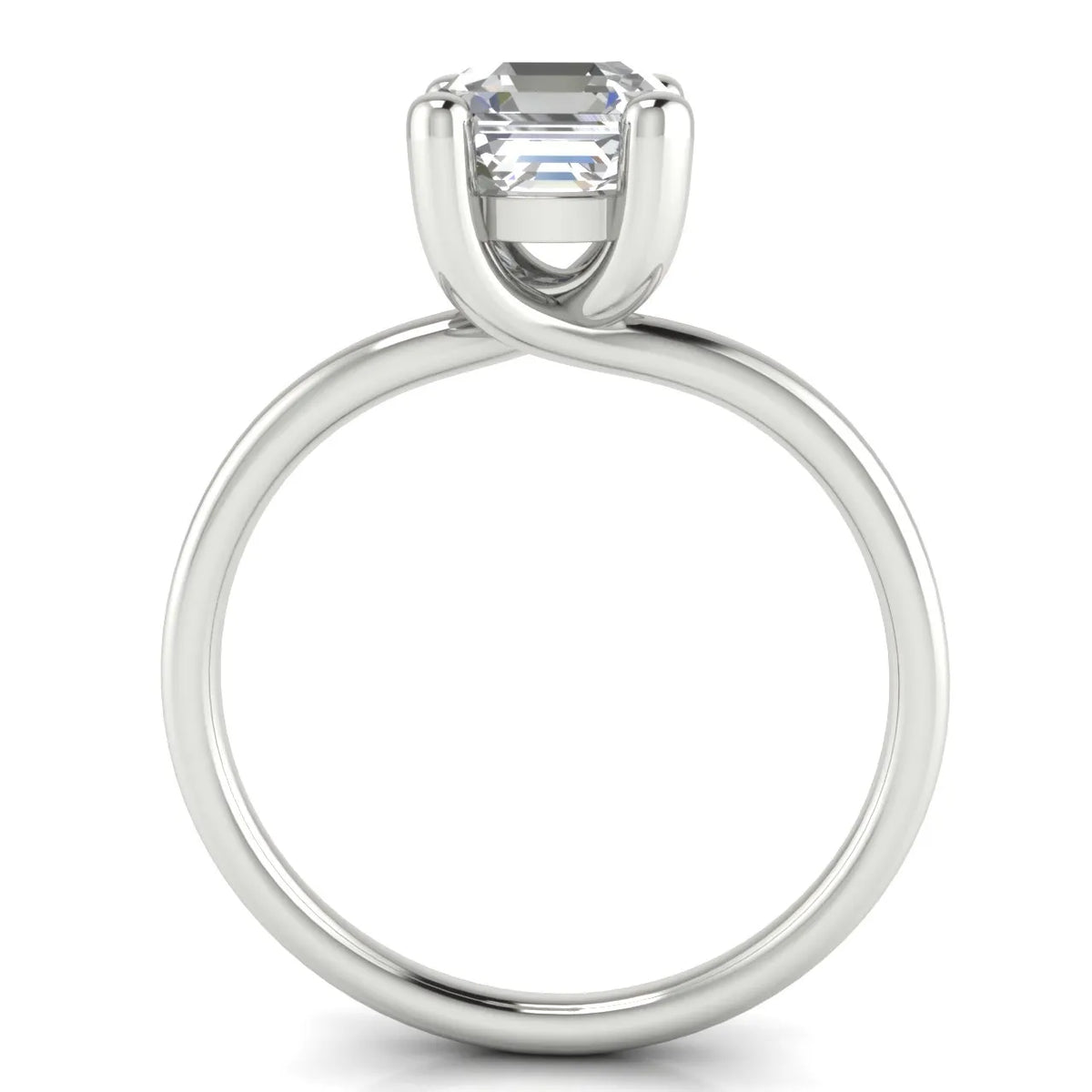 Romantic Solitaire Ring with Classic Setting