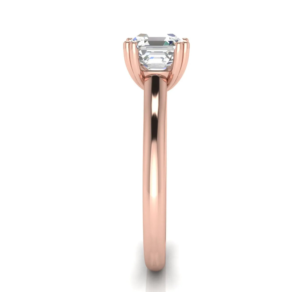 Elegant Solitaire Ring with Refined Prong Setting