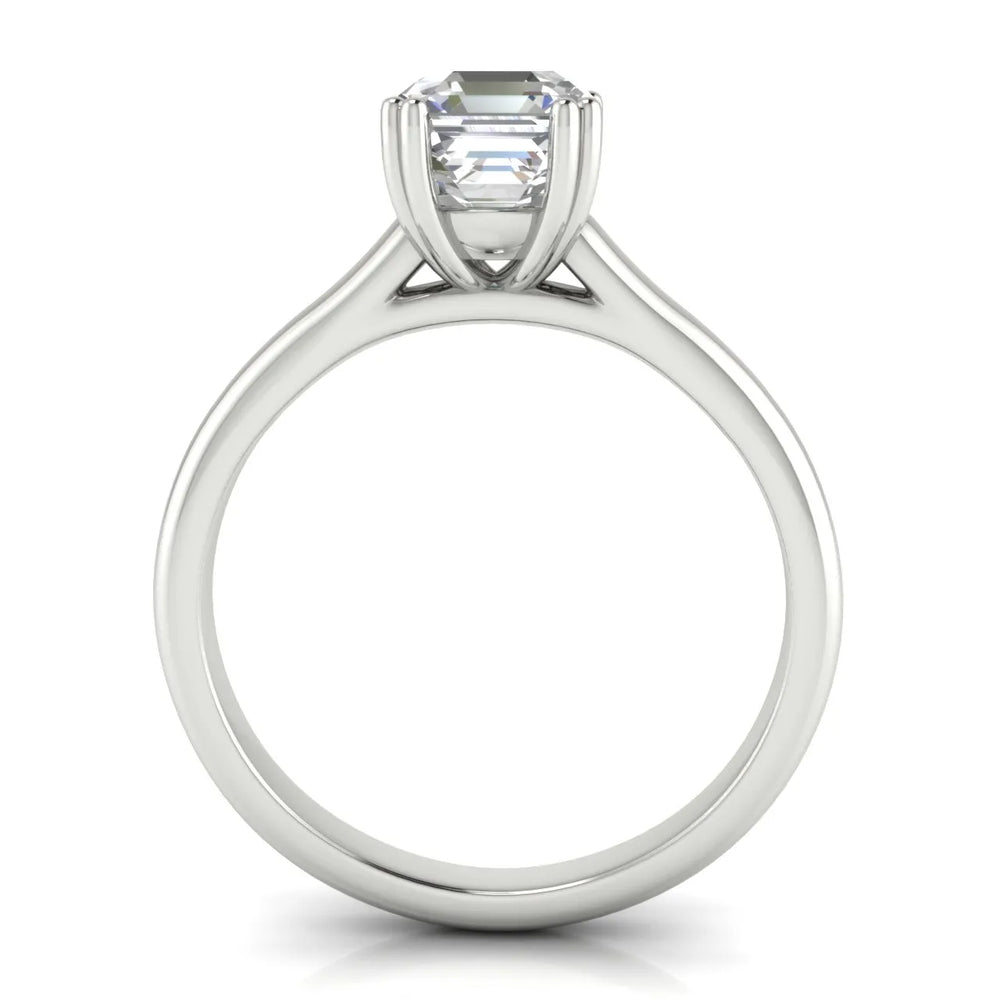 Elegant Solitaire Ring with Refined Prong Setting