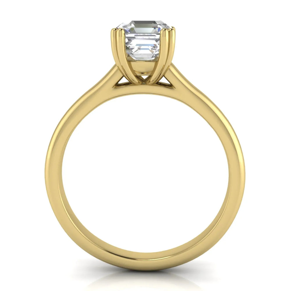 Elegant Solitaire Ring with Refined Prong Setting