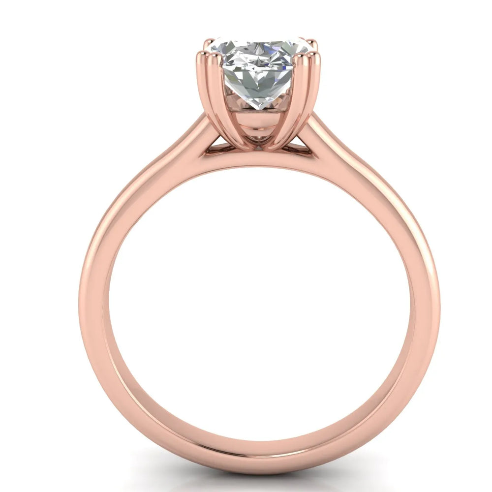 Elegant Solitaire Ring with Refined Prong Setting