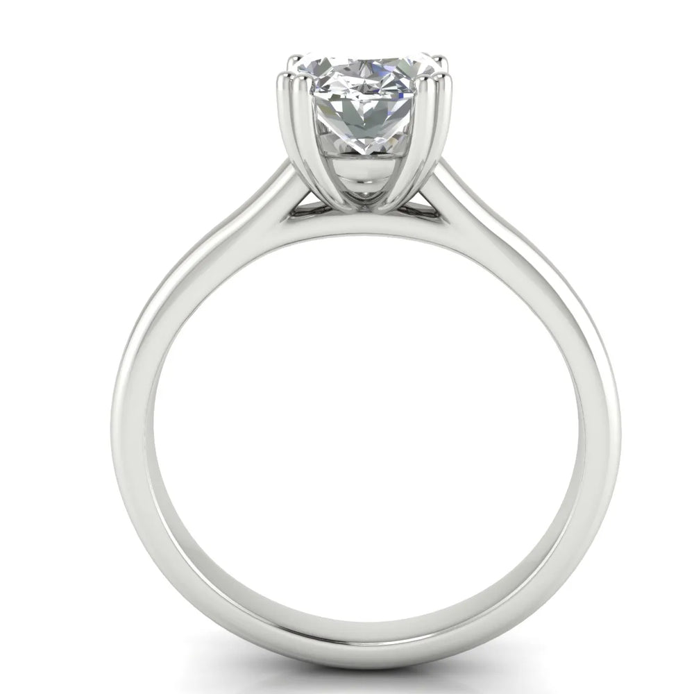Elegant Solitaire Ring with Refined Prong Setting