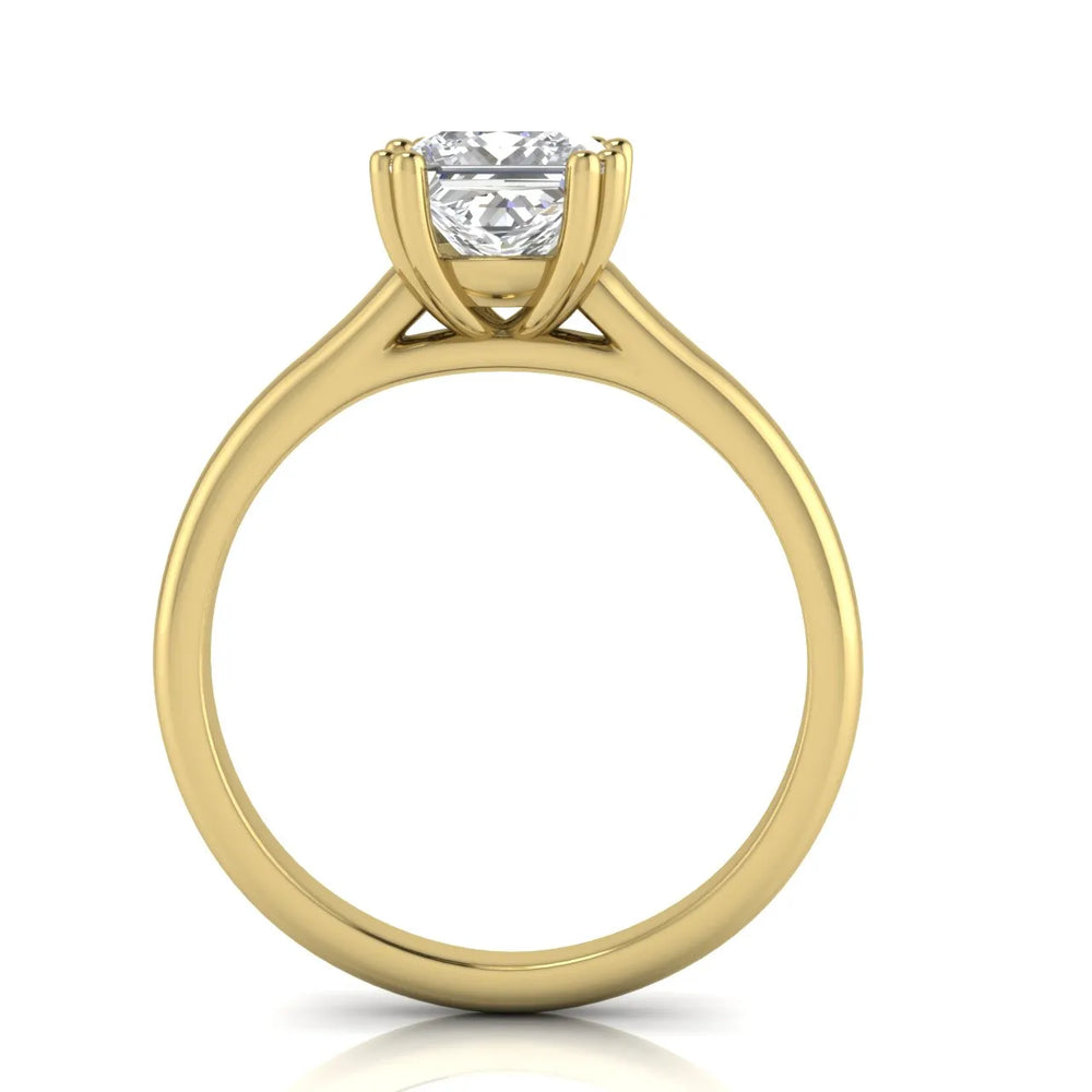 Elegant Solitaire Ring with Refined Prong Setting