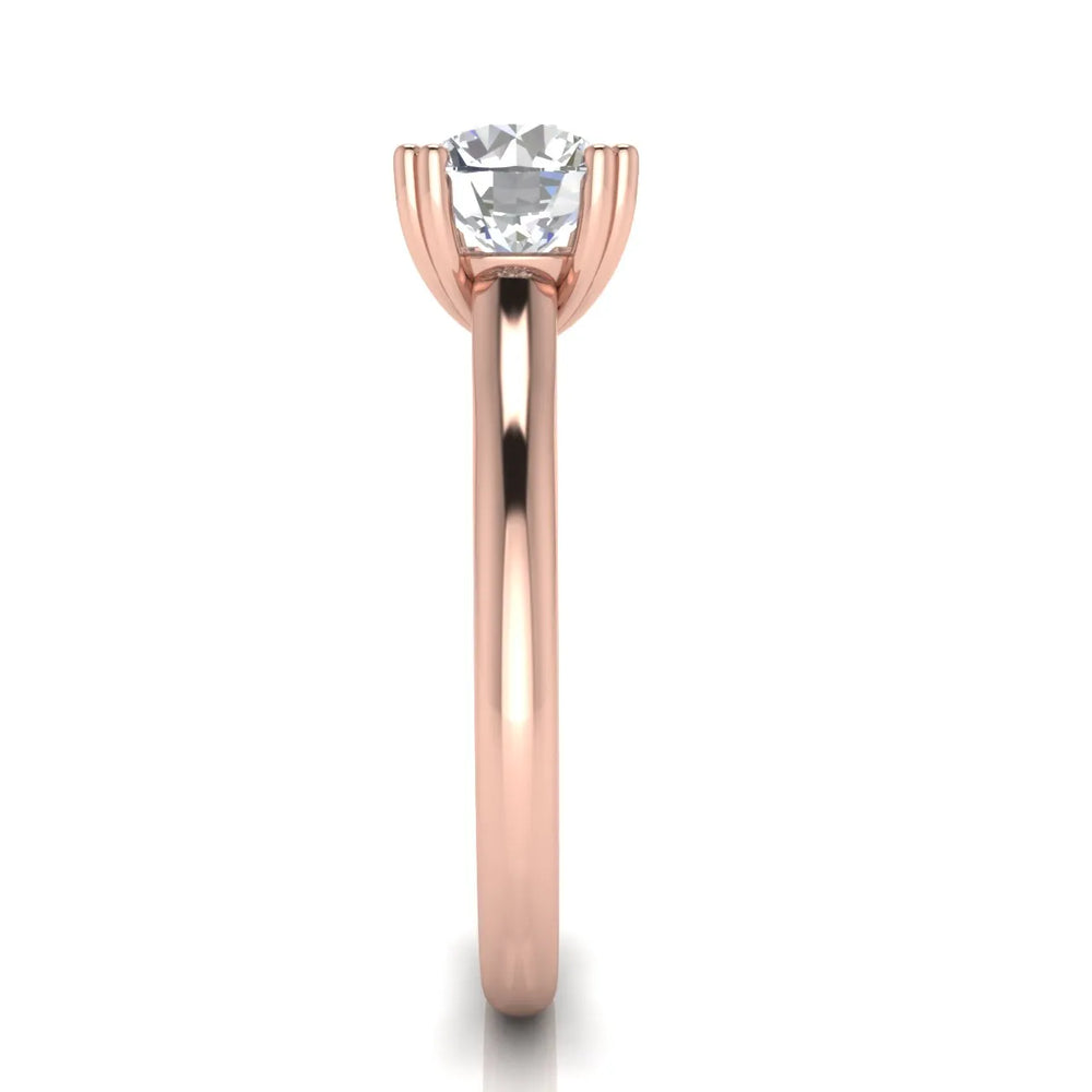 Elegant Solitaire Ring with Refined Prong Setting