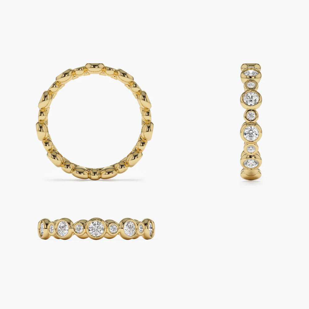Bubble Labgrown Wedding Band