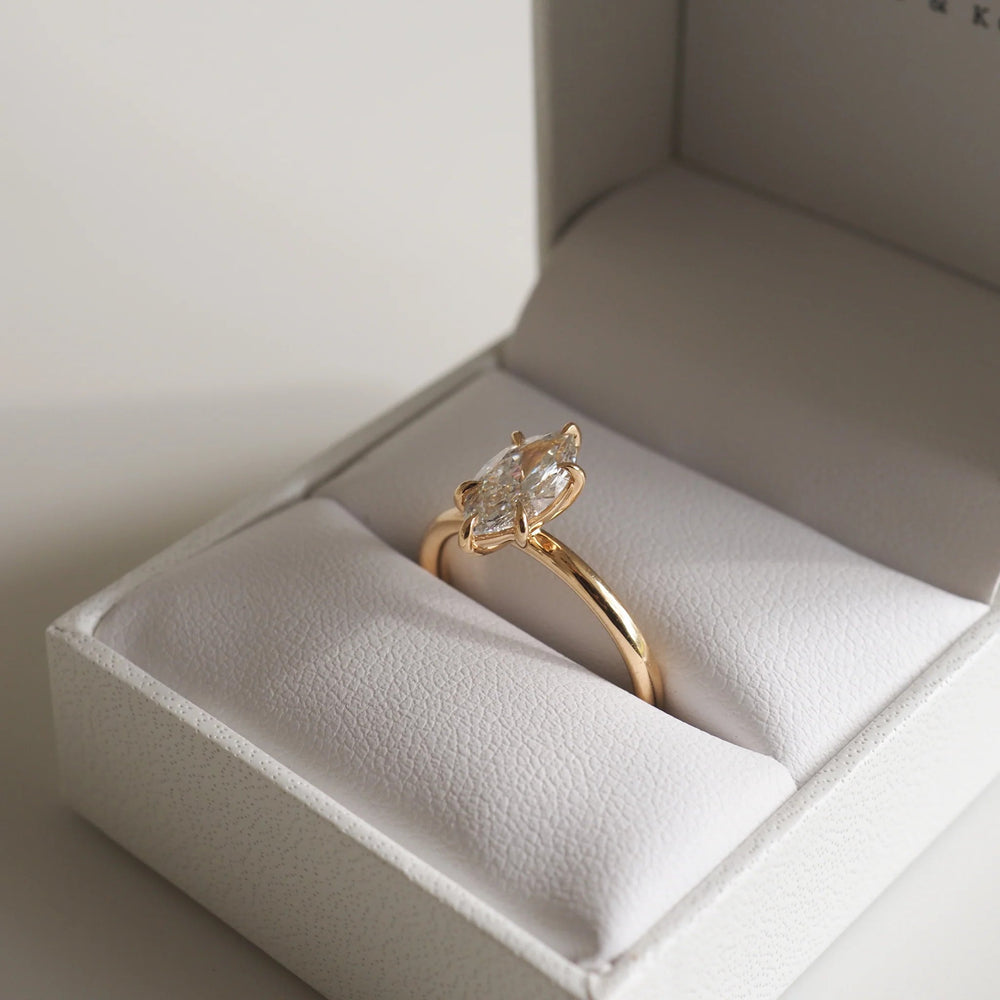 Marquise Cut Labgrown Engagement Ring
