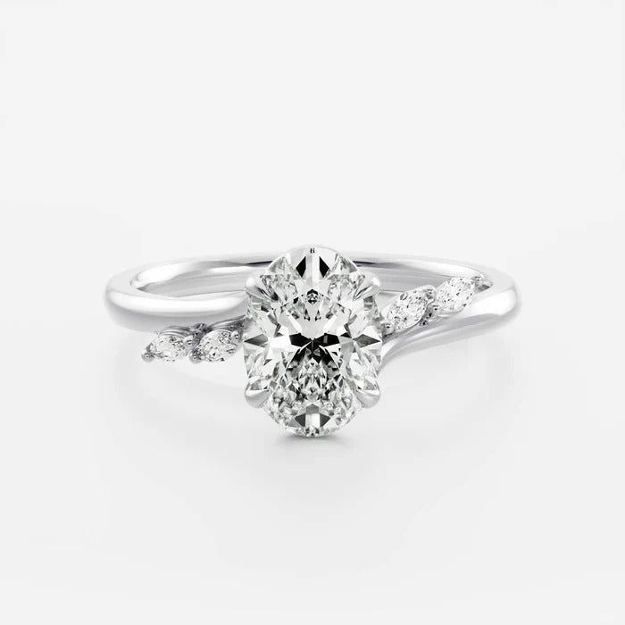 Oval Cut Labgrown Engagement Ring