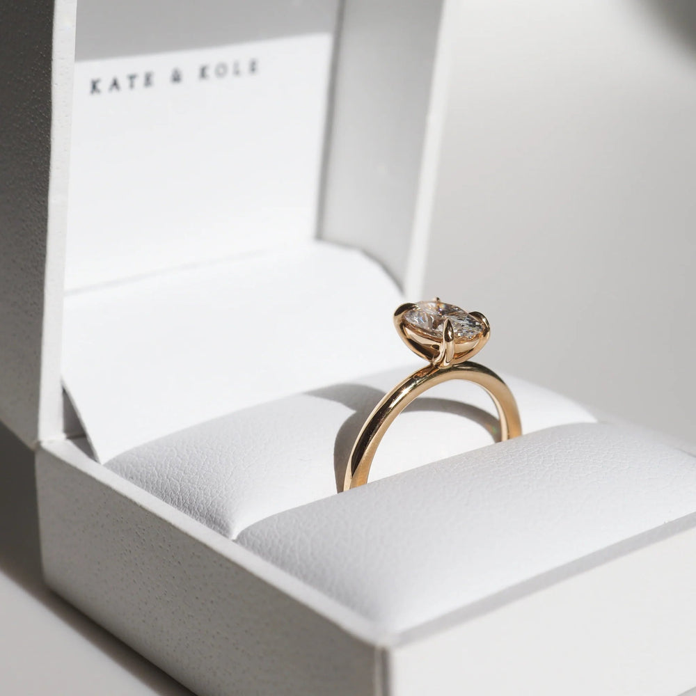 Oval Cut Labgrown Engagement Ring