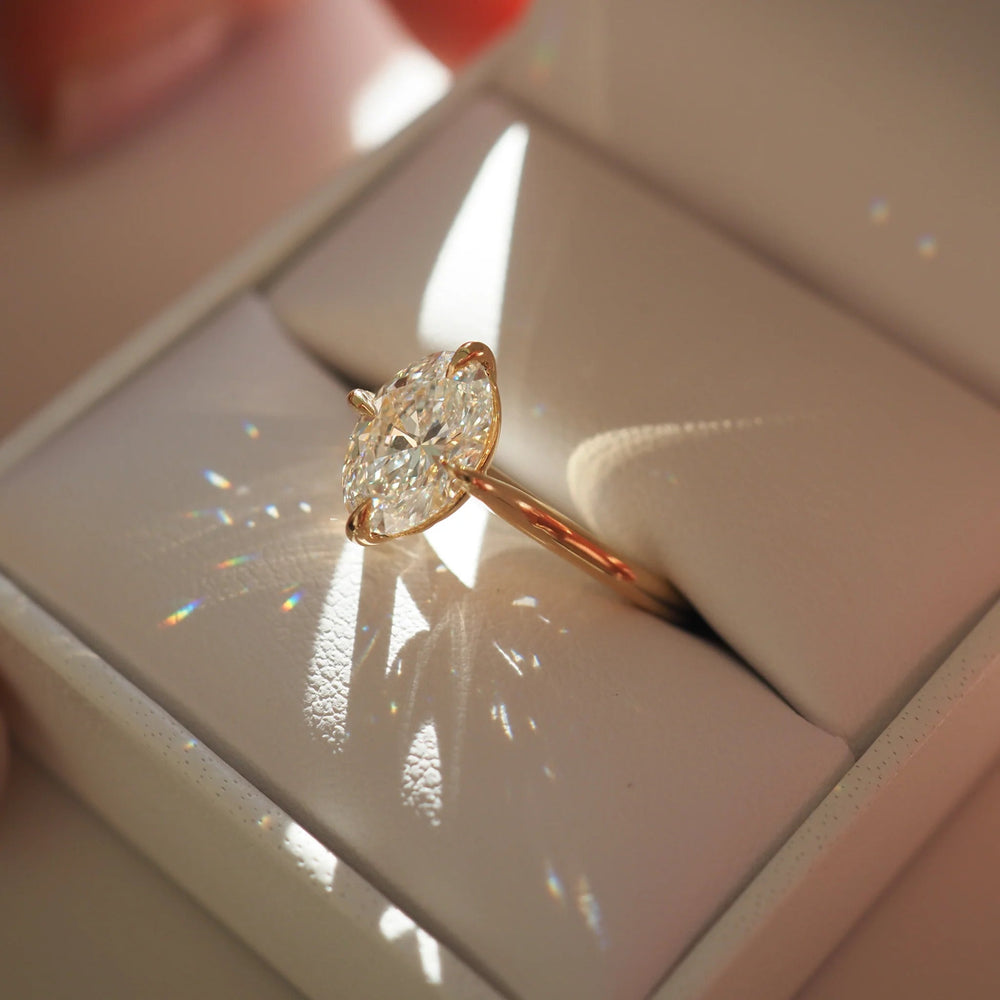 Oval Cut Labgrown Engagement Ring