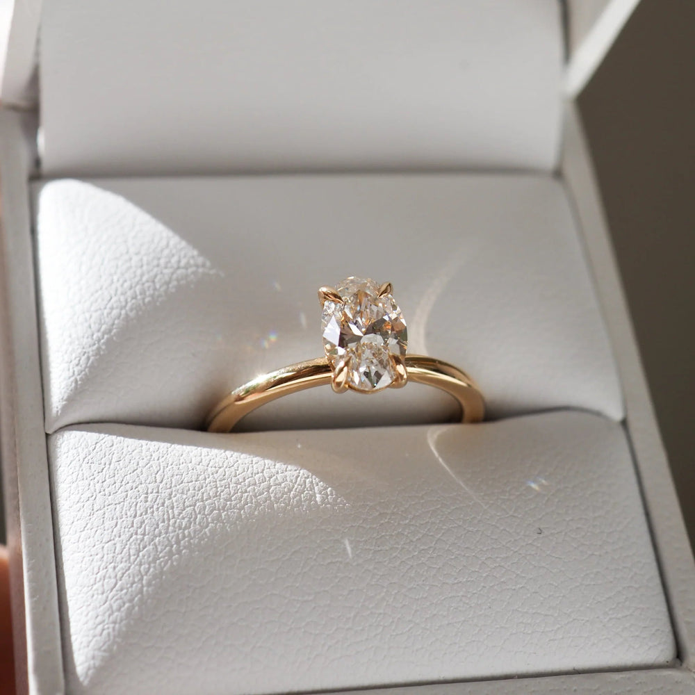 Oval Cut Labgrown Engagement Ring