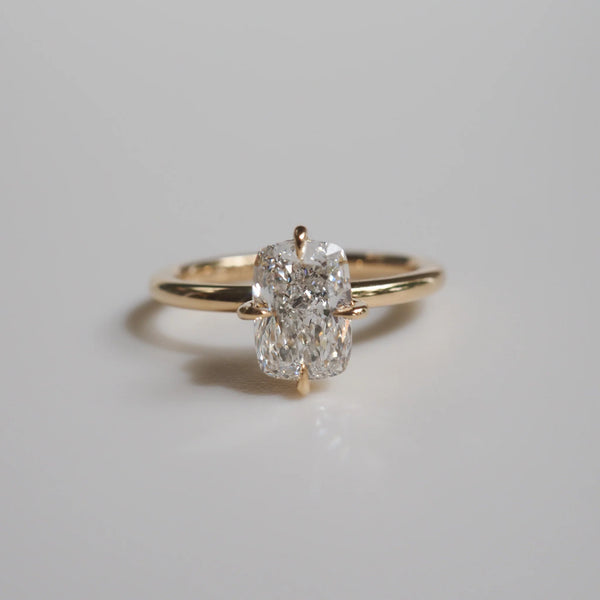 Cushion Cut Labgrown Engagement Ring