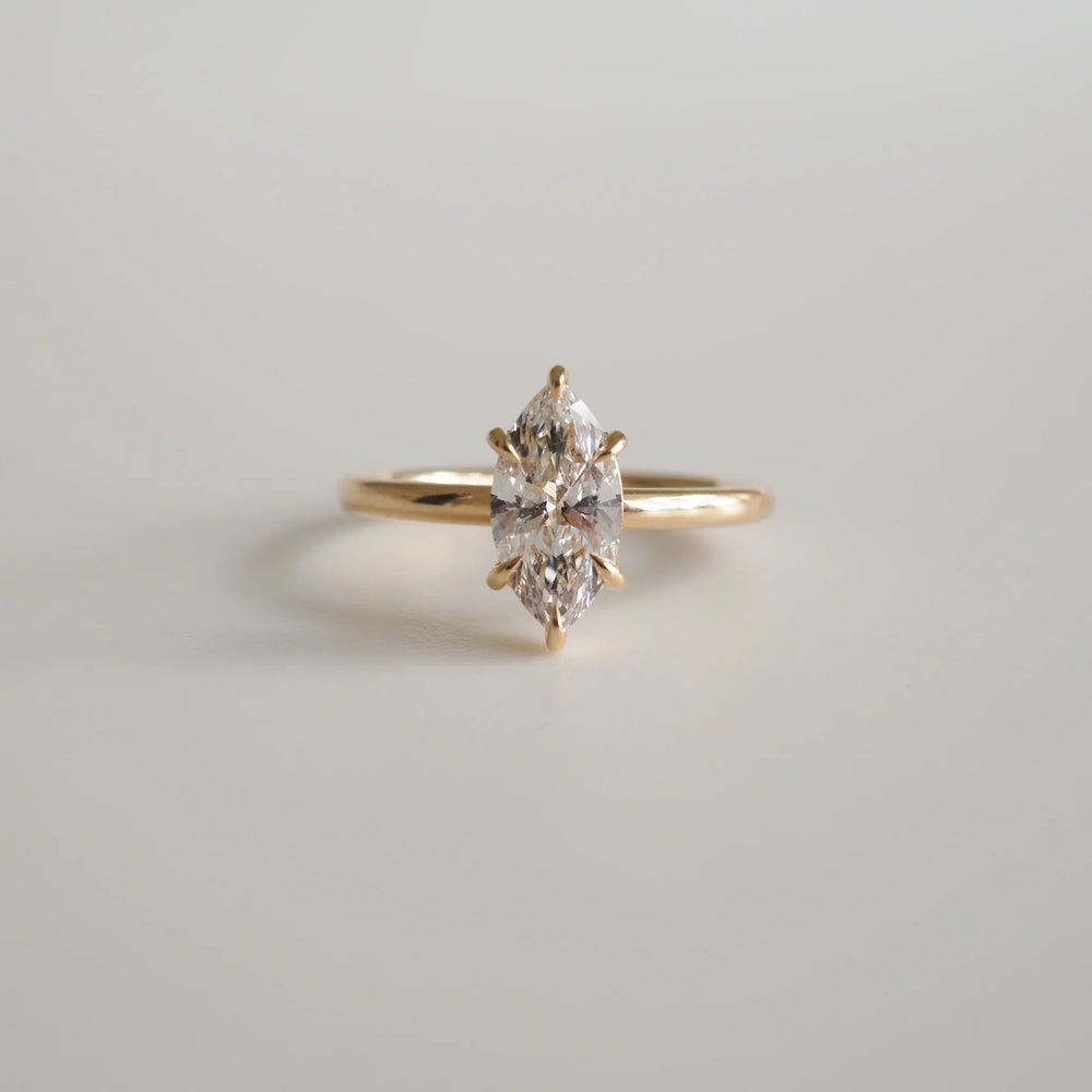 Marquise Cut Labgrown Engagement Ring