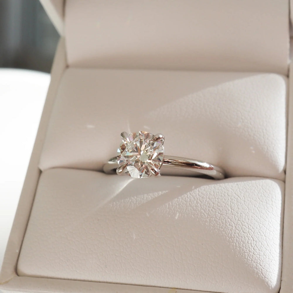 Round Brilliant Cut Labgrown Engagement Ring