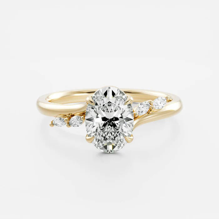 Oval Cut Labgrown Engagement Ring