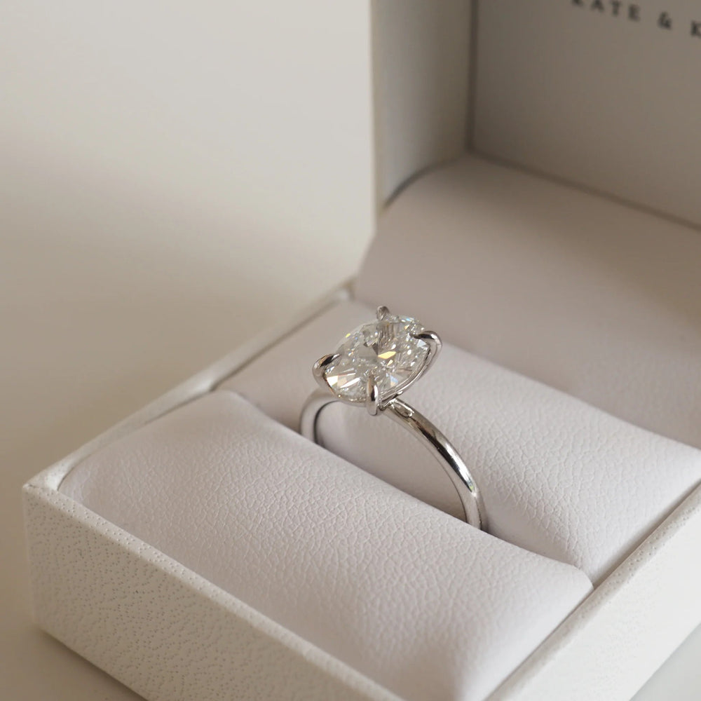 Oval Cut Labgrown Engagement Ring