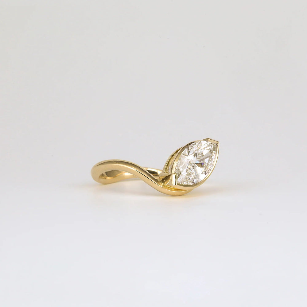 Marquise Cut Labgrown Engagement Ring