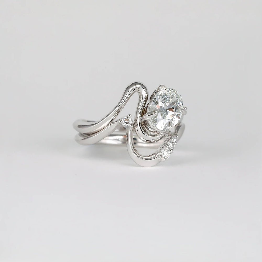 Oval Cut Labgrown Engagement Ring